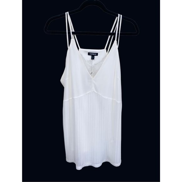 New Express Pleated Camisole Large - Picture 1 of 8